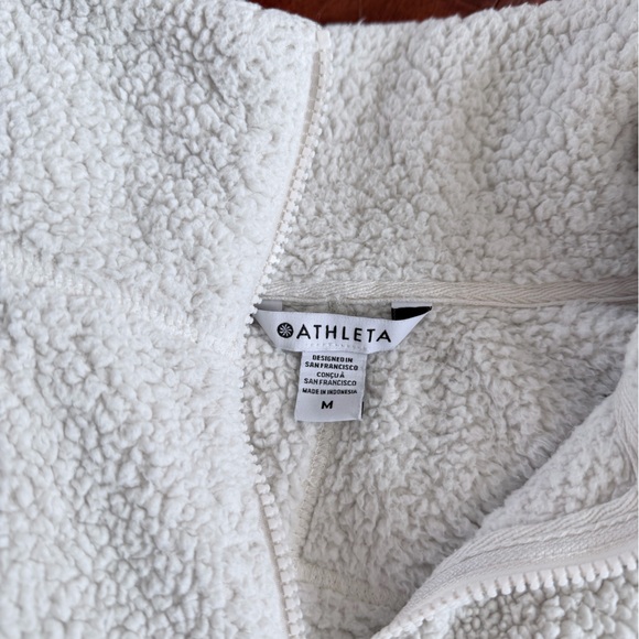 Athleta Tugga Sherpa Jacket in Ivory Medium - Picture 5 of 8
